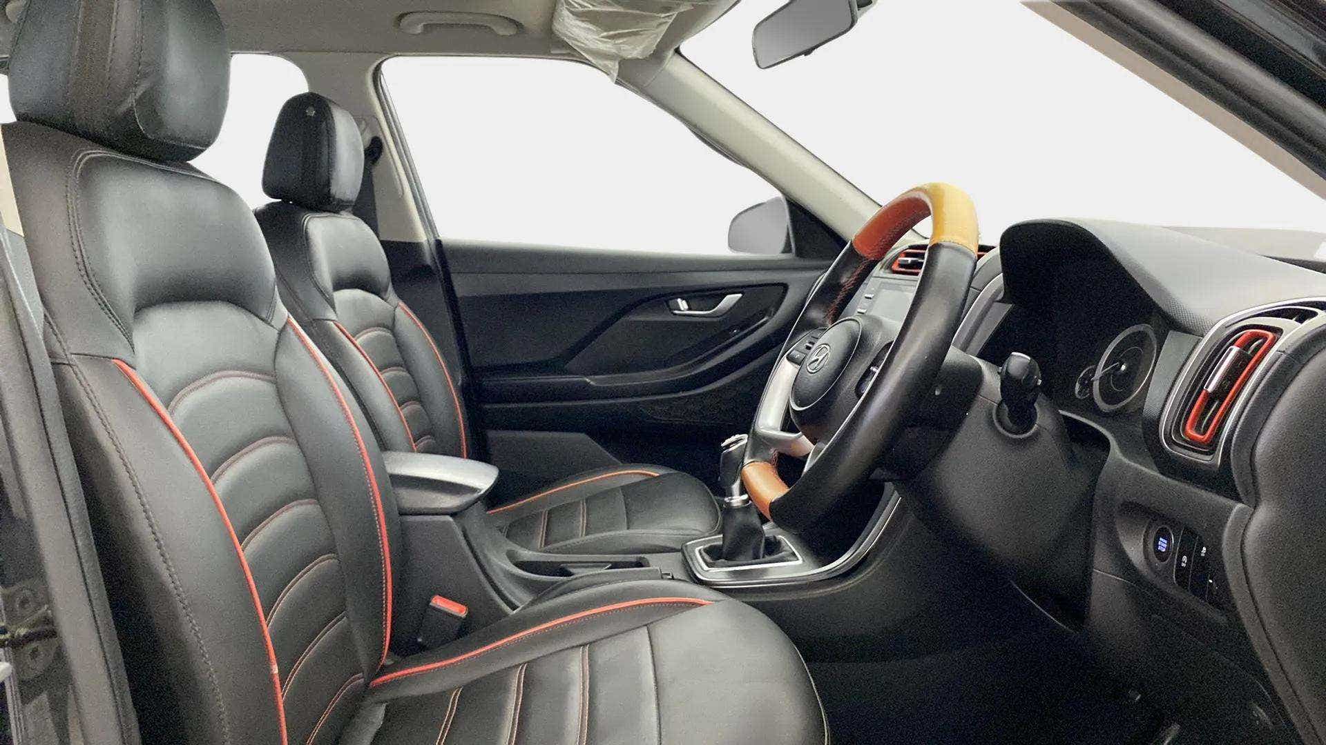 Interior dashboard and front seats of a Hyundai Creta 2018-2023