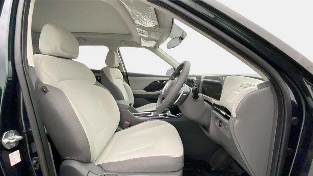 Front interior view of a Hyundai Creta