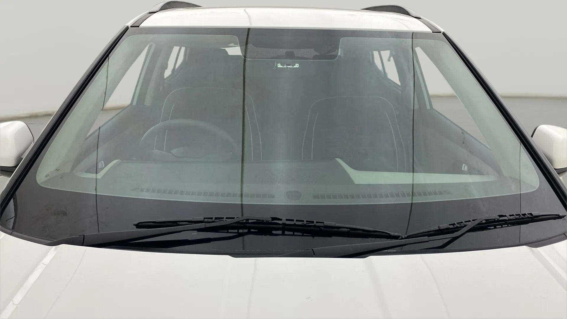 Front windshield view of a Hyundai Creta