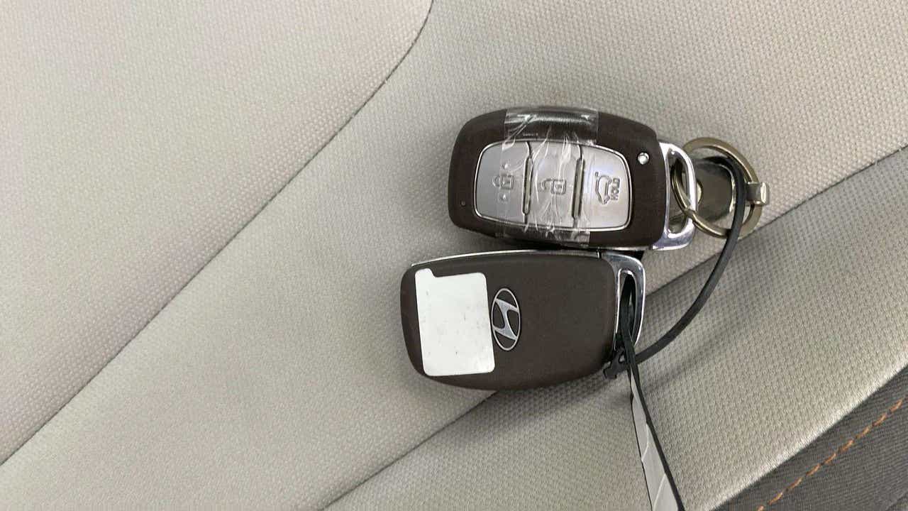 Set of car keys of a Hyundai Creta