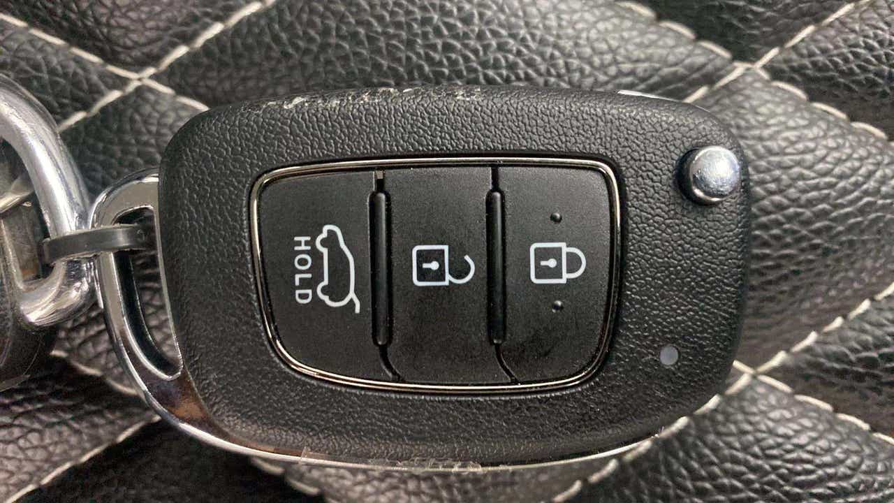 Close-up of a Hyundai Creta 2018-2023 car key