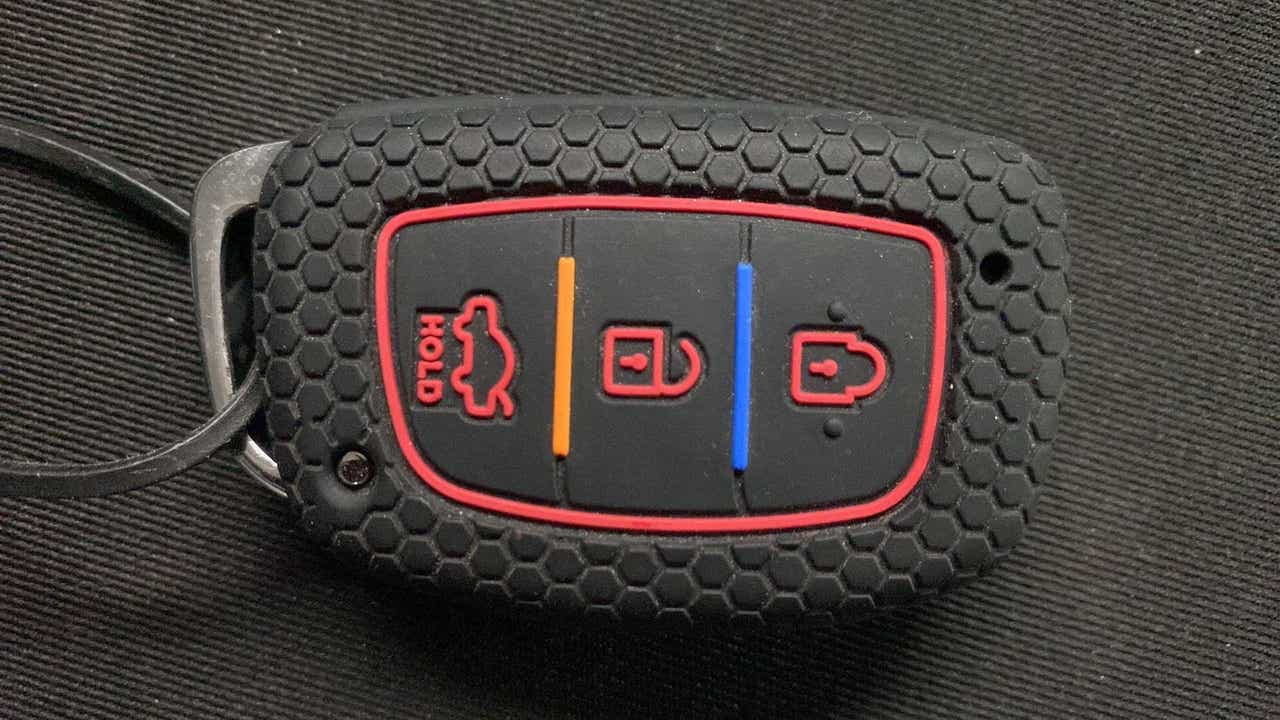 Close-up of a Hyundai Creta 2018-2023 car key fob