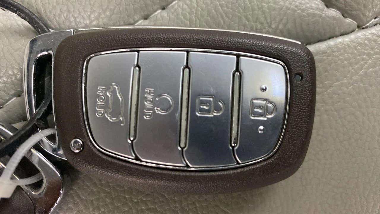 Close-up of a Hyundai Creta 2018-2023 key fob