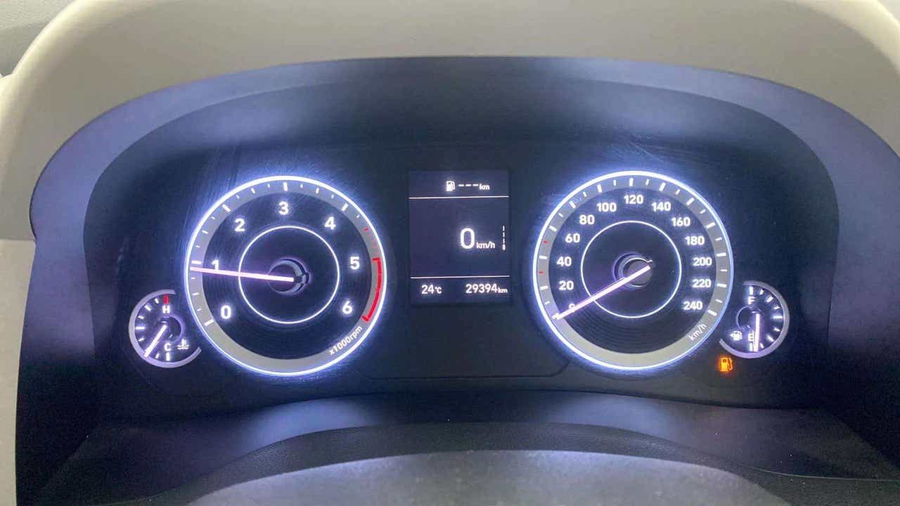 Instrument cluster of a Hyundai Creta 2018-2023