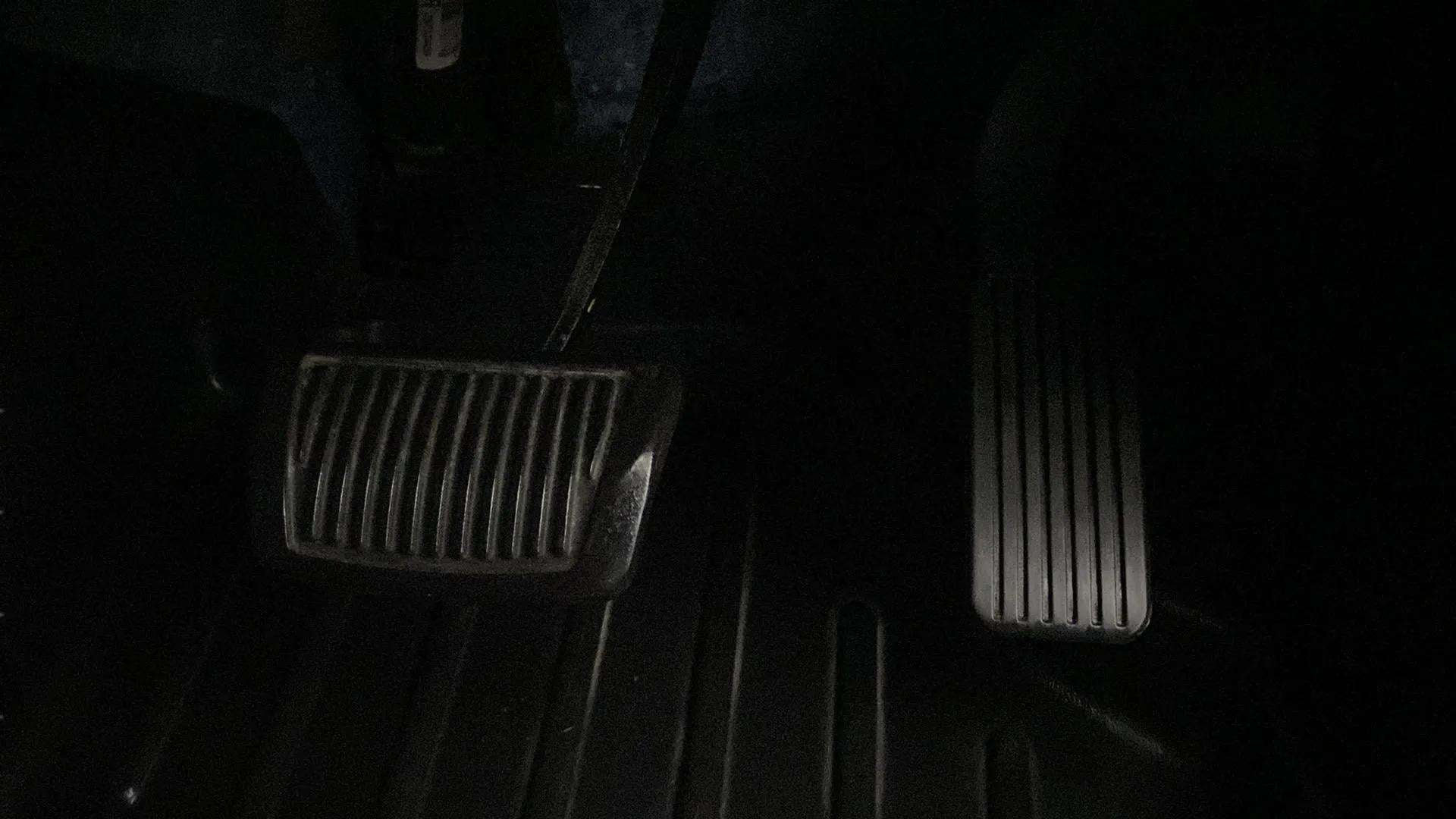 Close-up of pedals of a Hyundai Creta 2018-2023