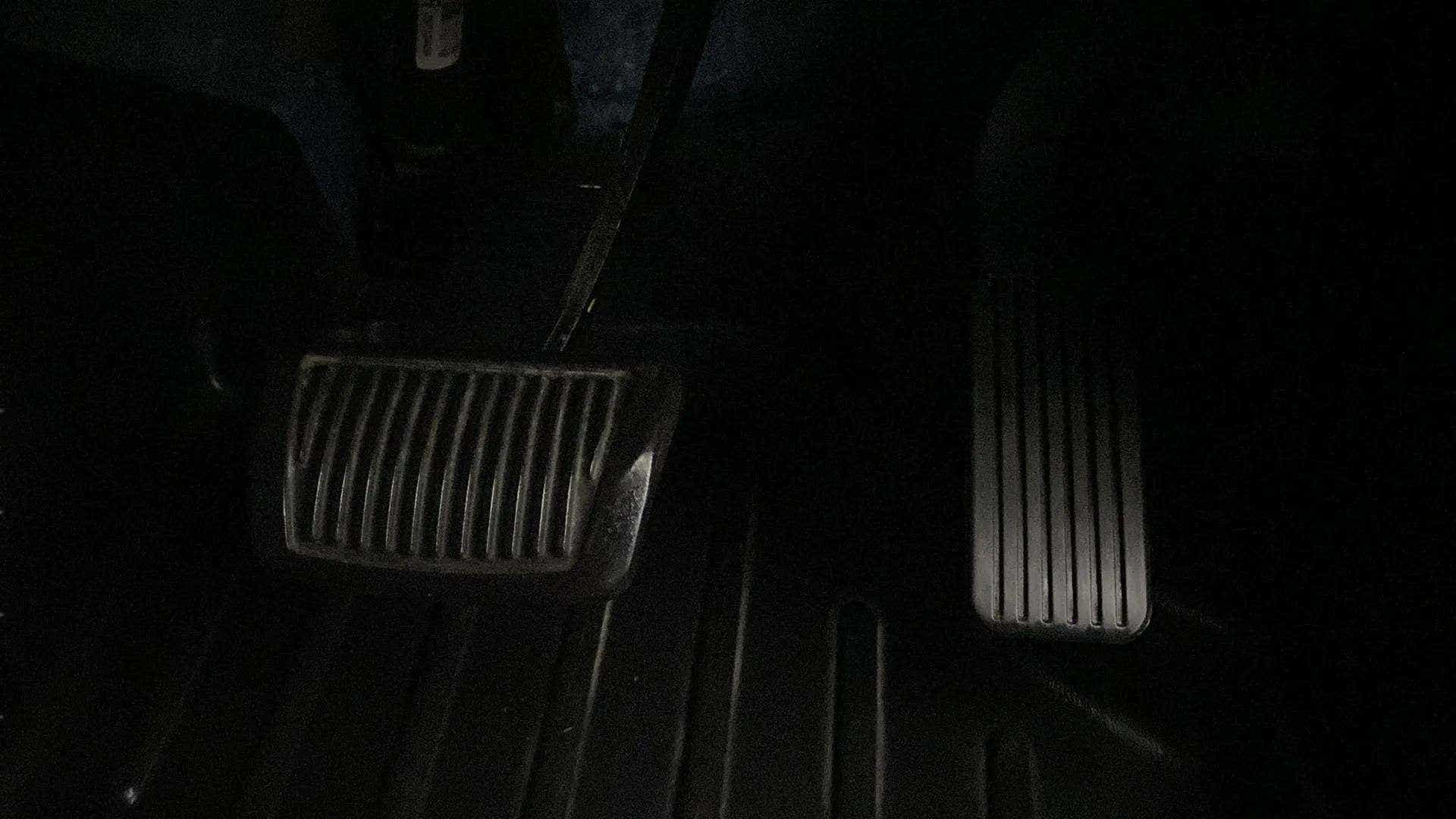 Close-up of pedals of a Hyundai Creta 2018-2023
