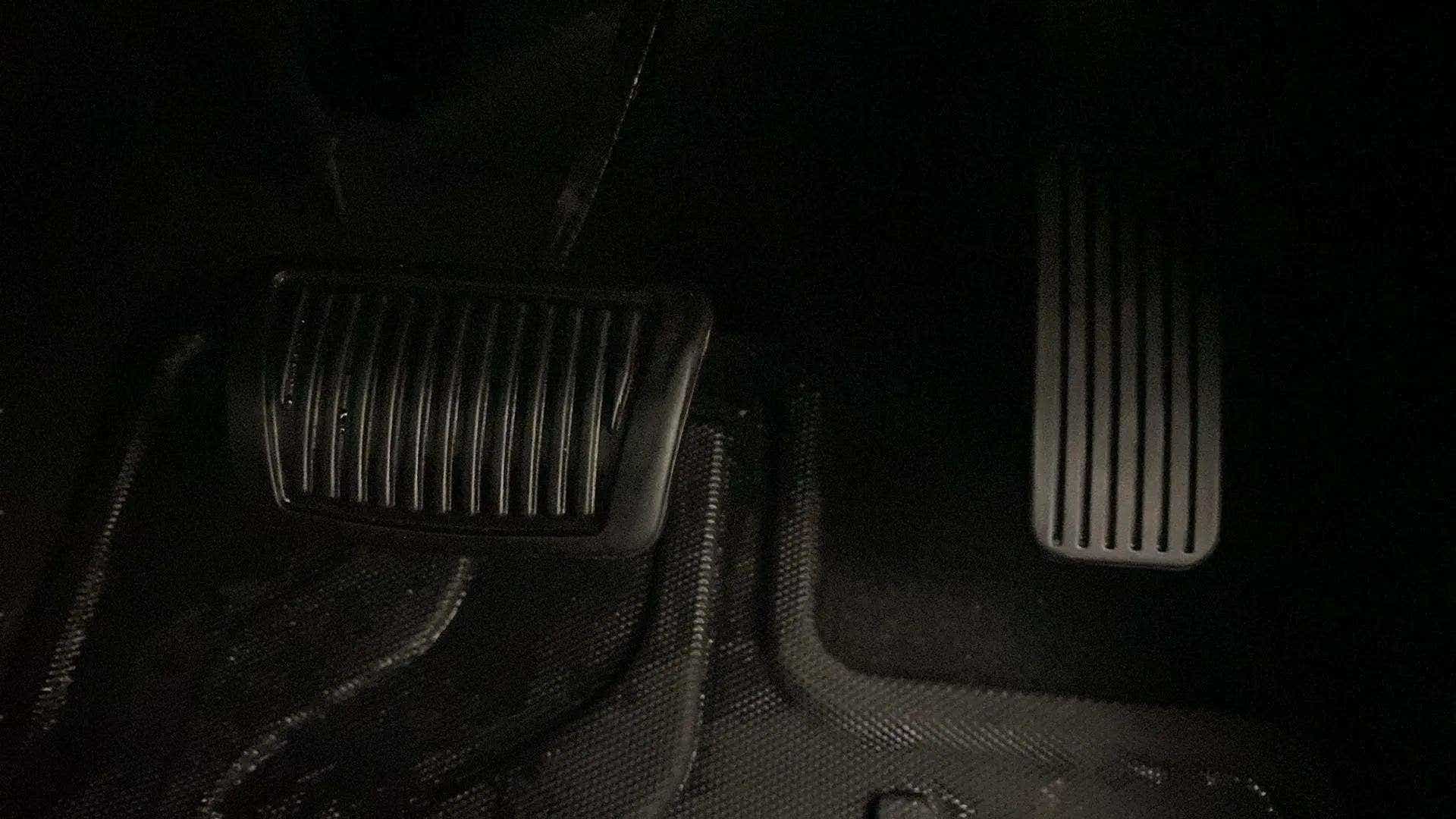 Foot pedals view of a Hyundai Creta 2018-2023