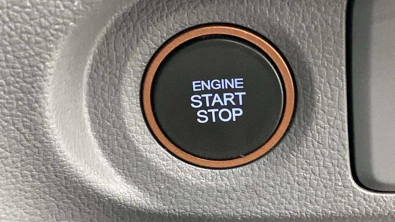 Engine start stop button of a Hyundai Creta
