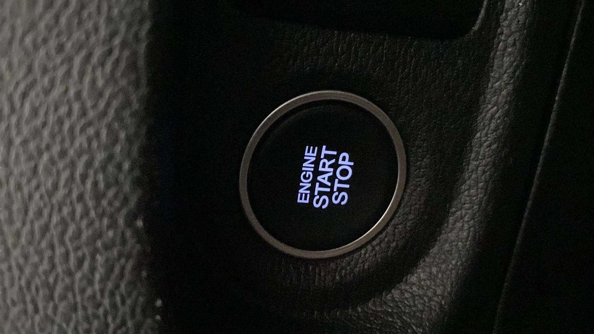 Engine start stop button of a Hyundai Creta 2018-2023