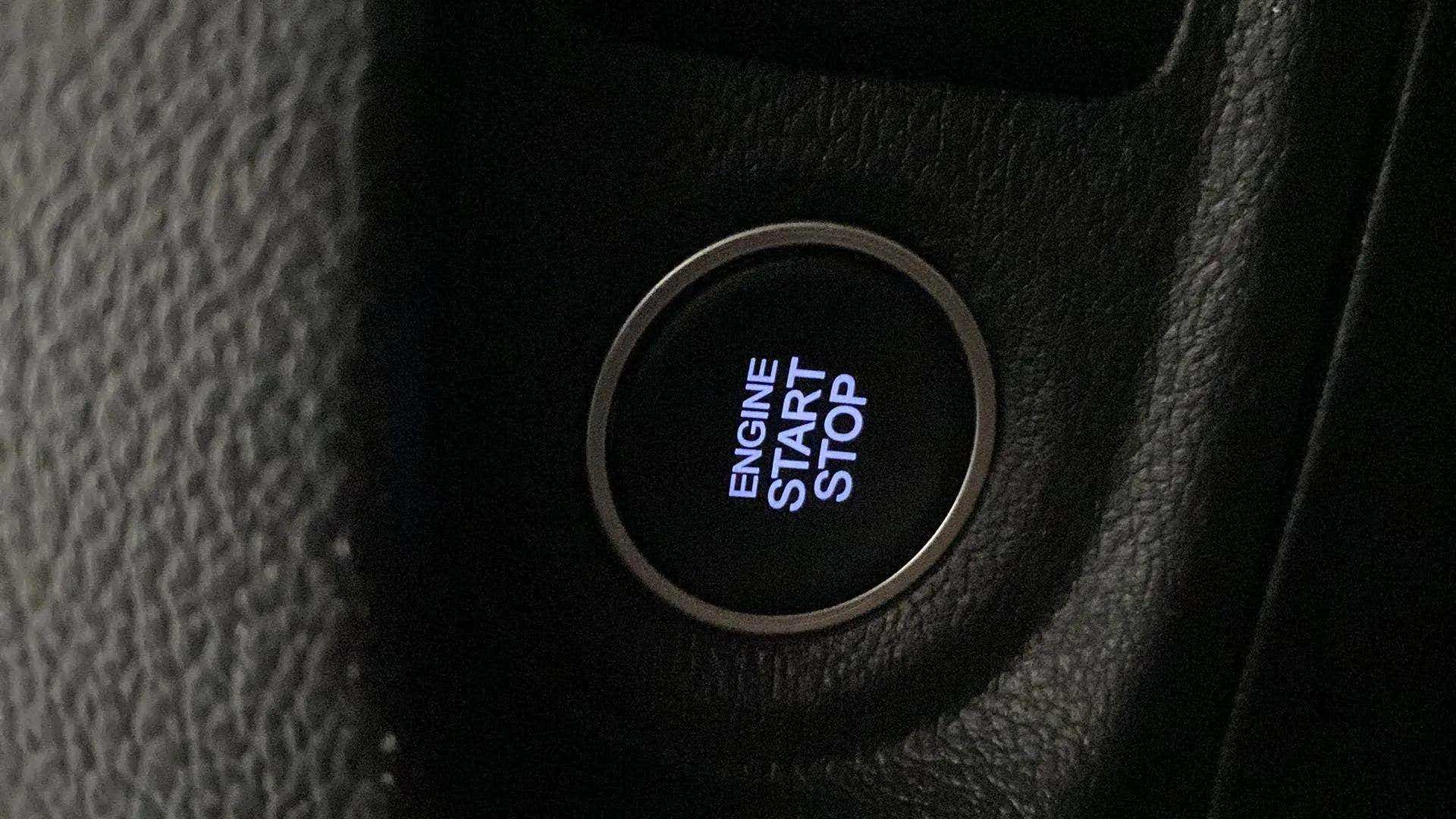 Engine start stop button of a Hyundai Creta 2018-2023