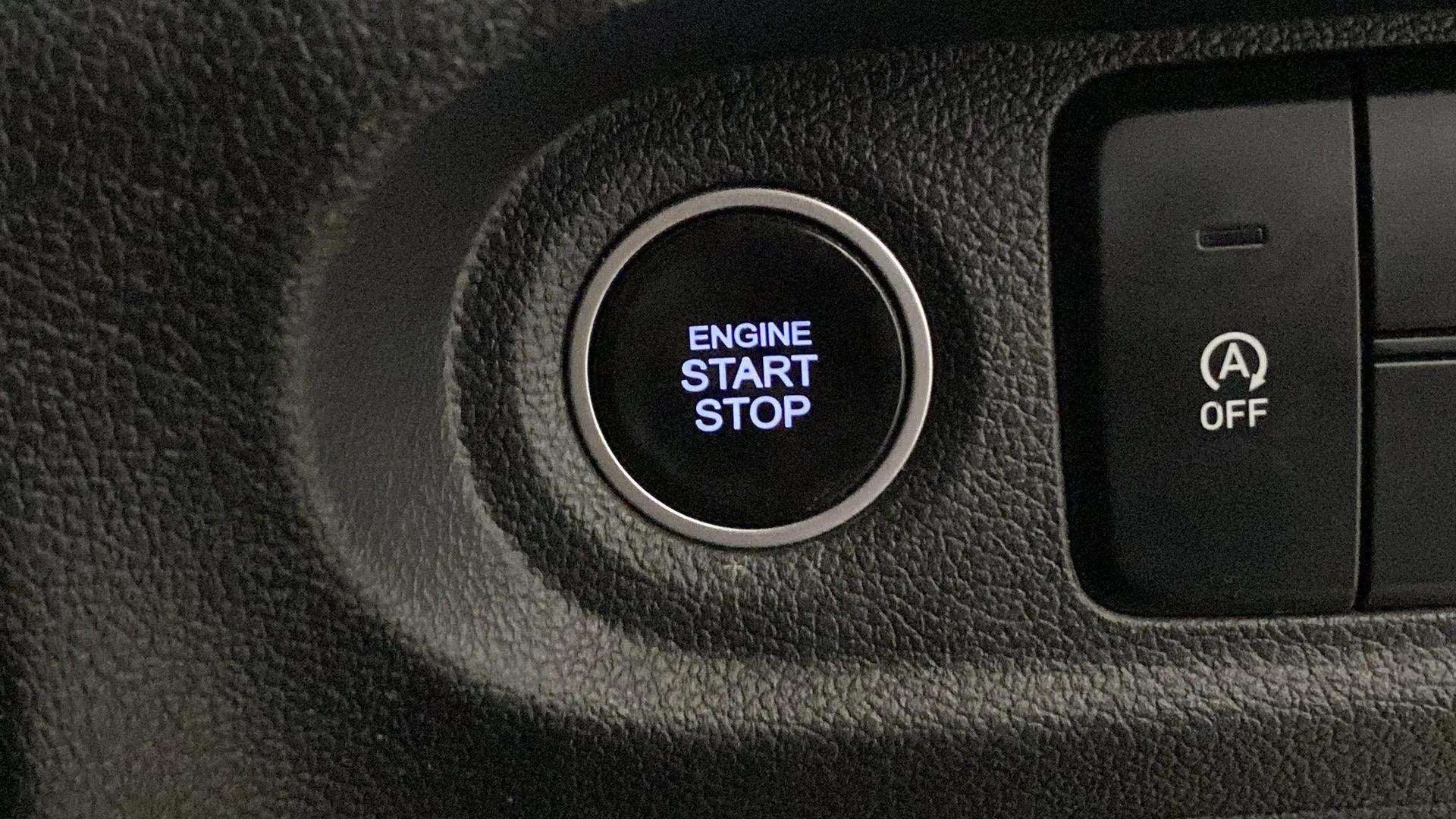 Engine start stop button of a Hyundai Creta 2018-2023