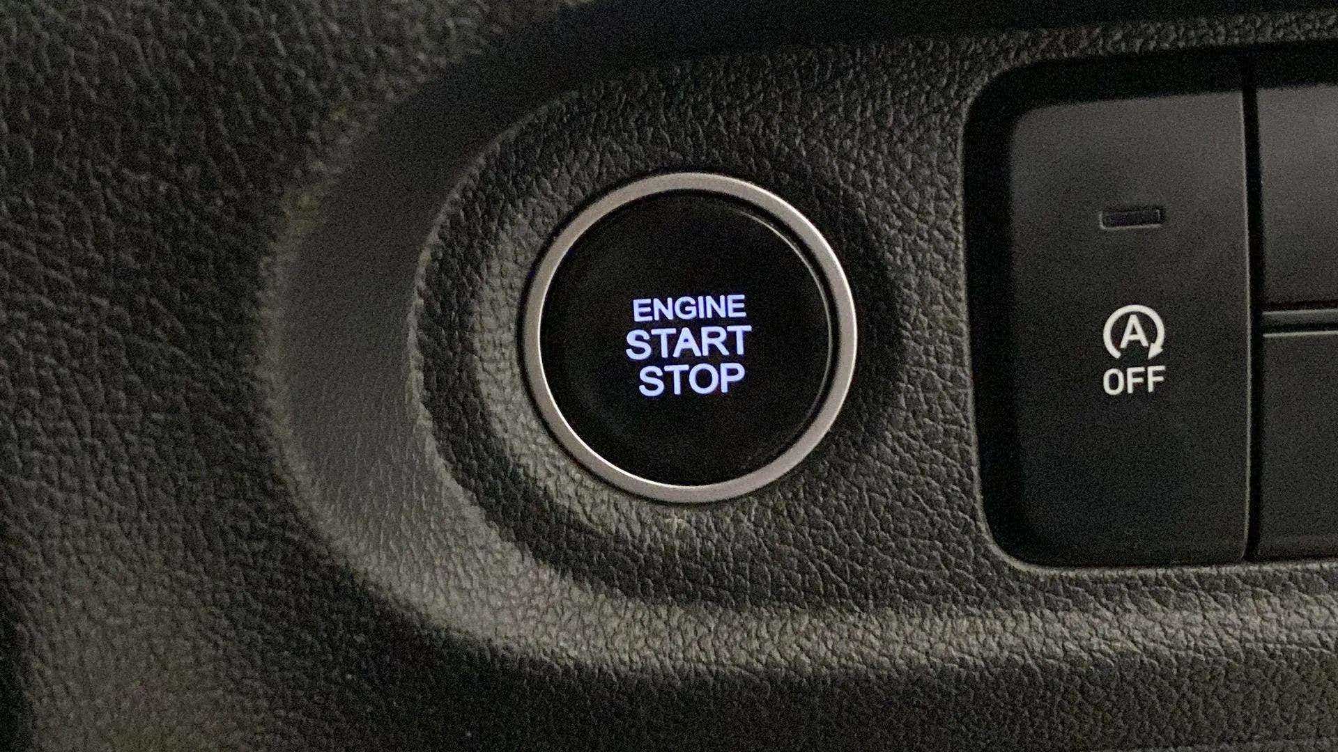 Engine start stop button of a Hyundai Creta 2018-2023