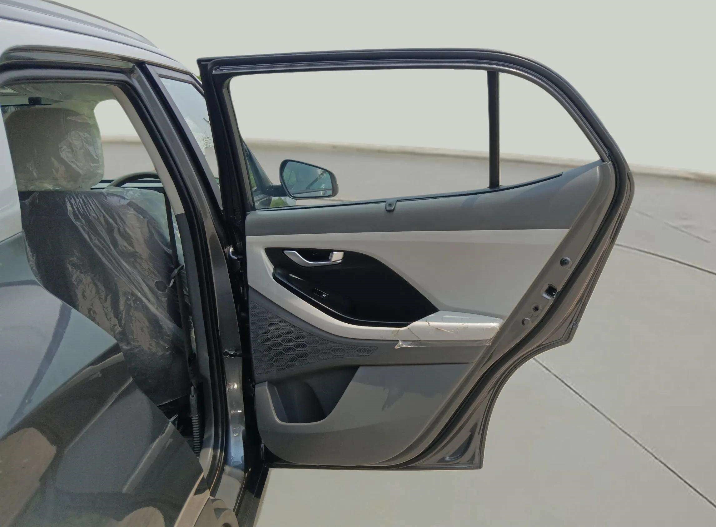 Rear door interior view of a Hyundai Creta
