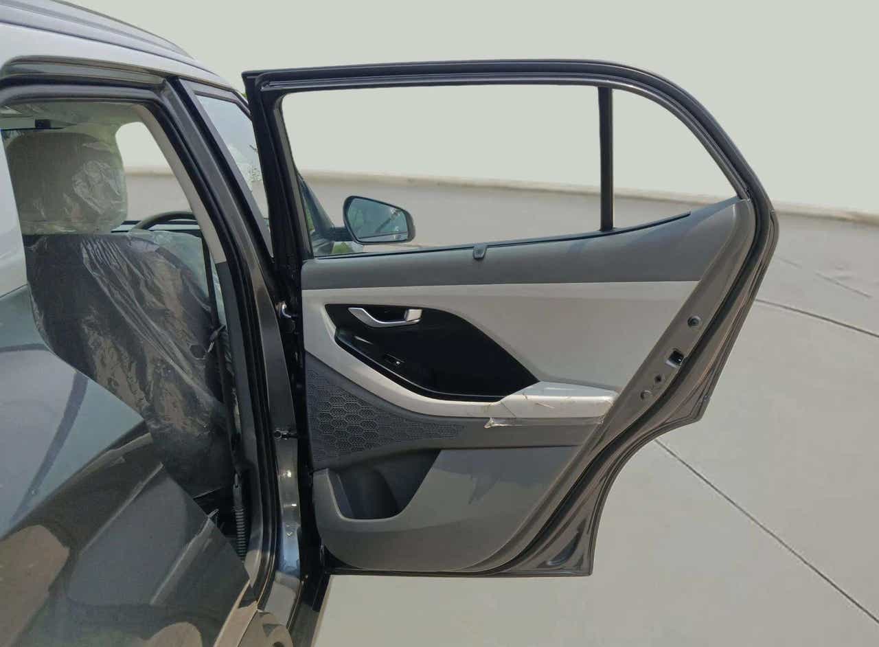 Rear door interior view of a Hyundai Creta