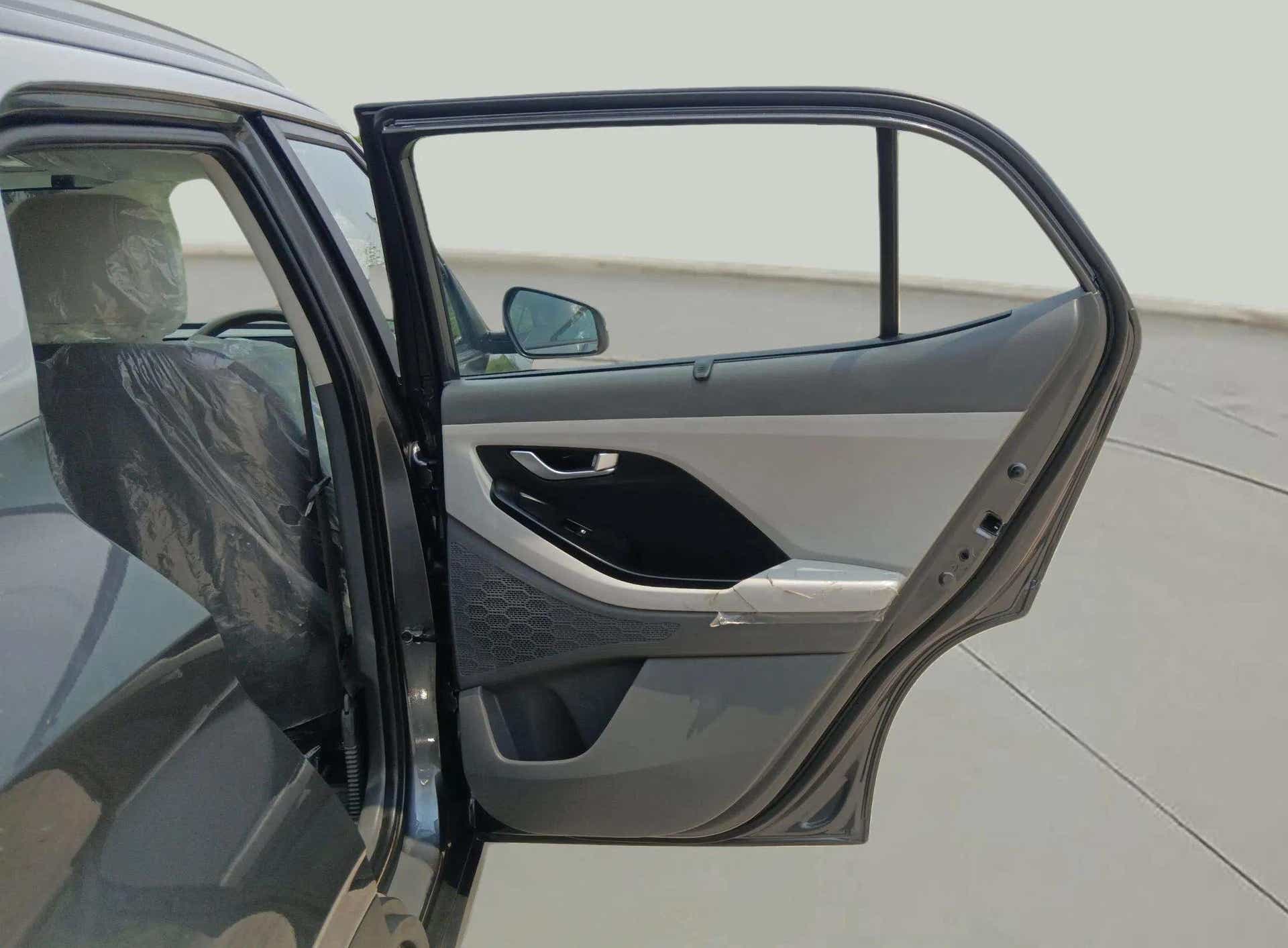 Rear door interior view of a Hyundai Creta