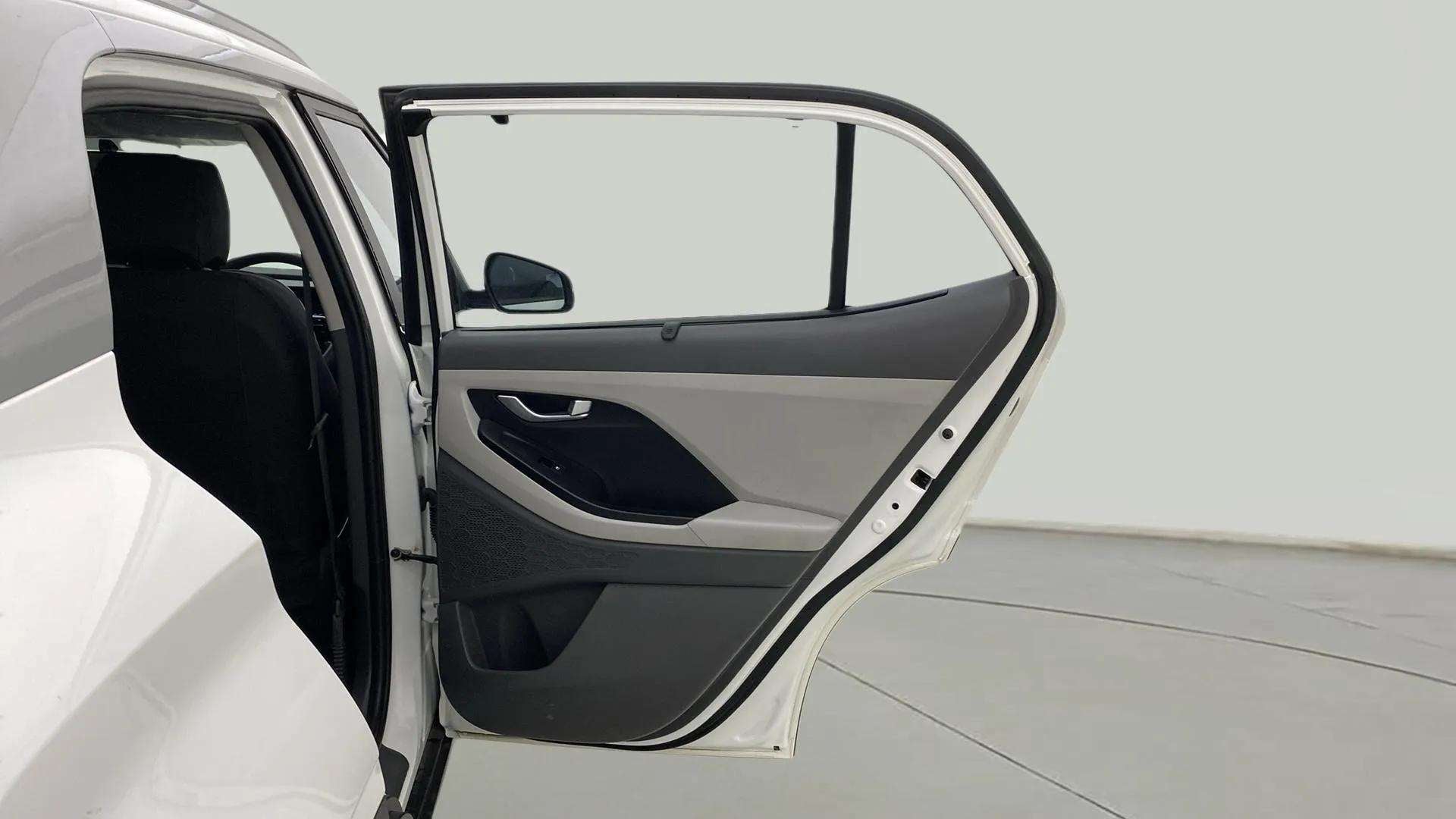 Rear door interior view of a Hyundai Creta