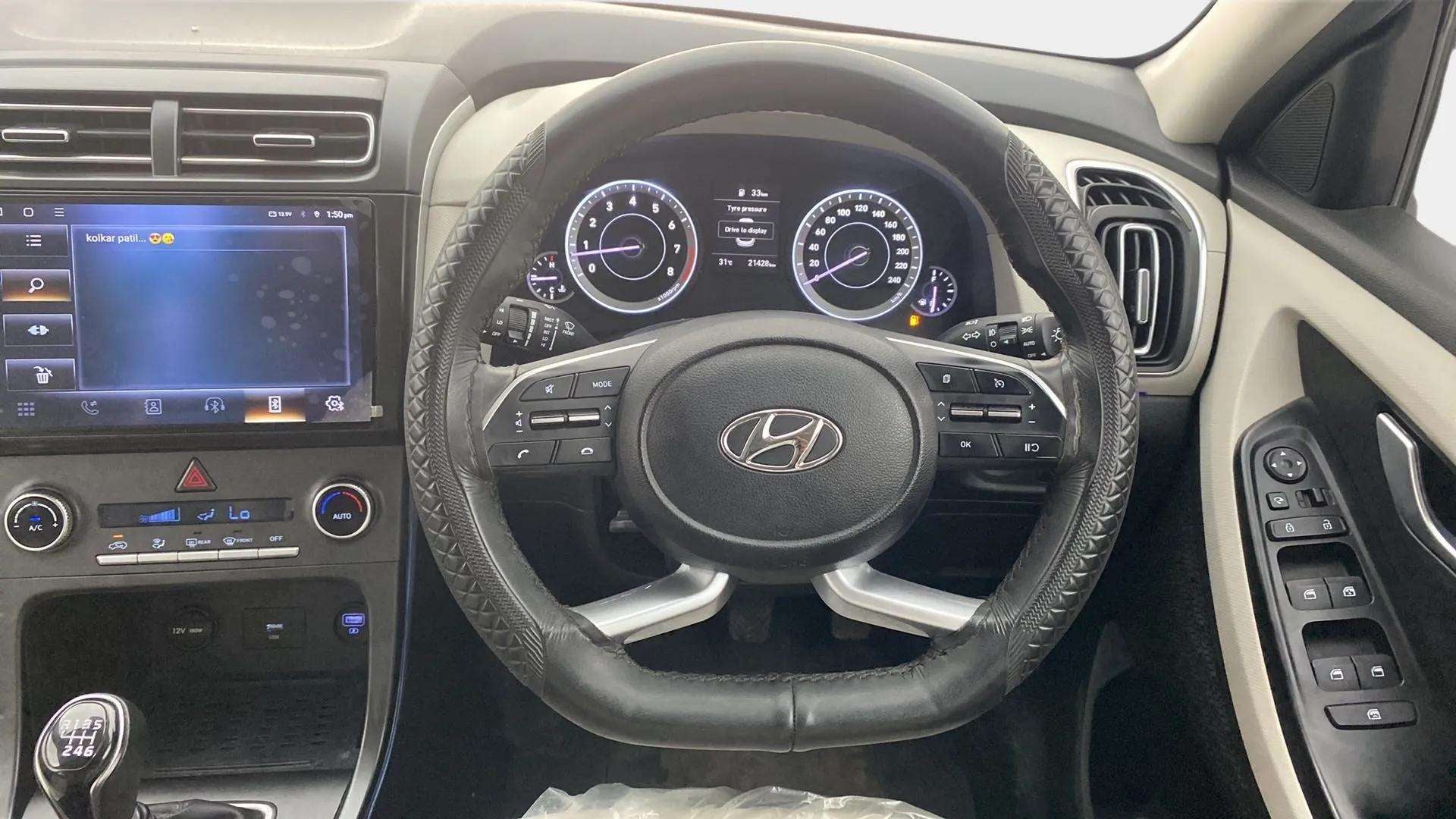Interior dashboard of a Hyundai Creta 2018-2023
