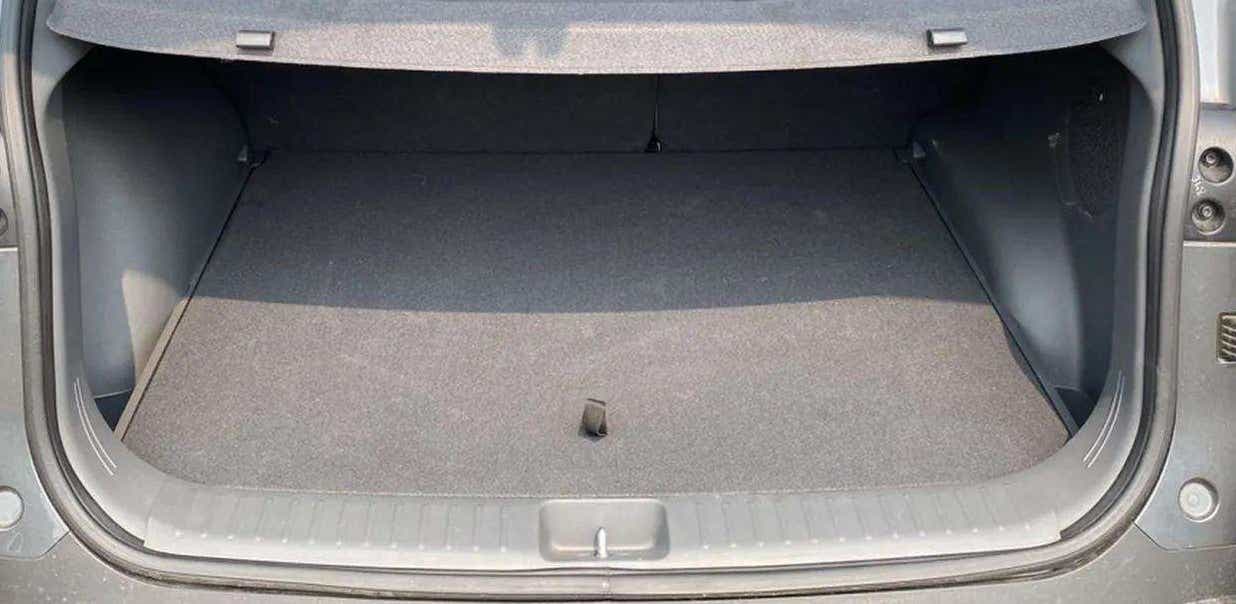Boot space view of a Hyundai Creta