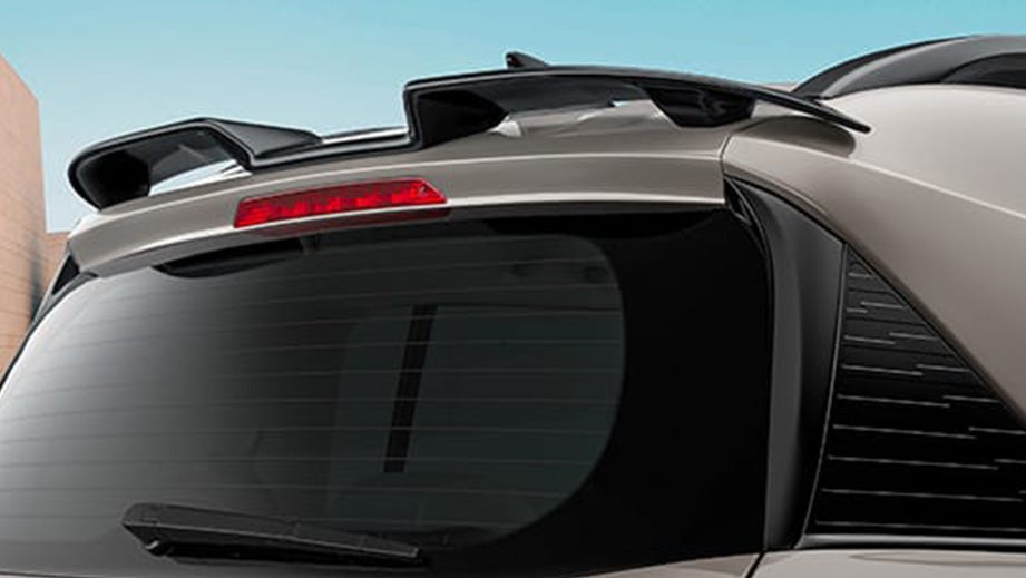 Rear close-up of Hyundai Exter