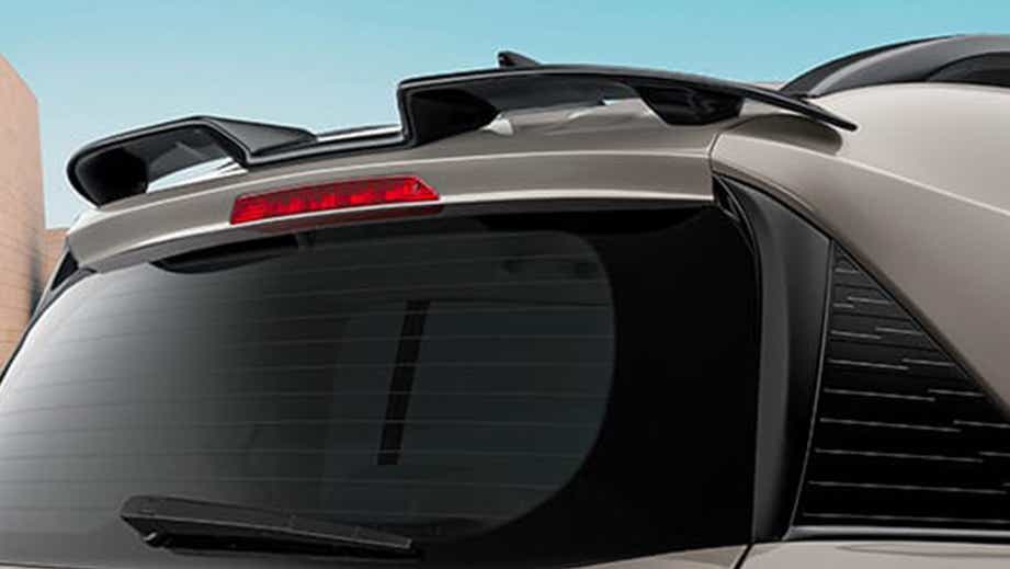 Rear close-up of Hyundai Exter