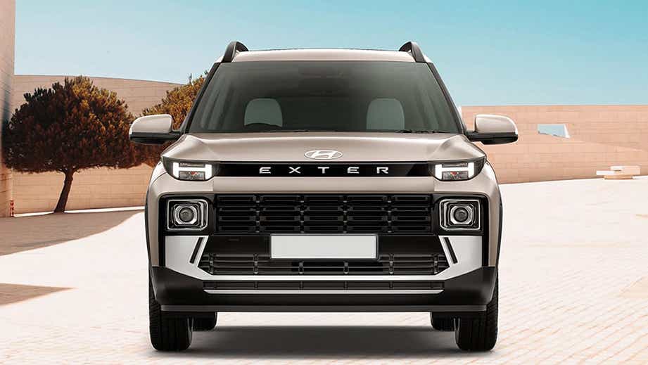 Front view of Hyundai Exter