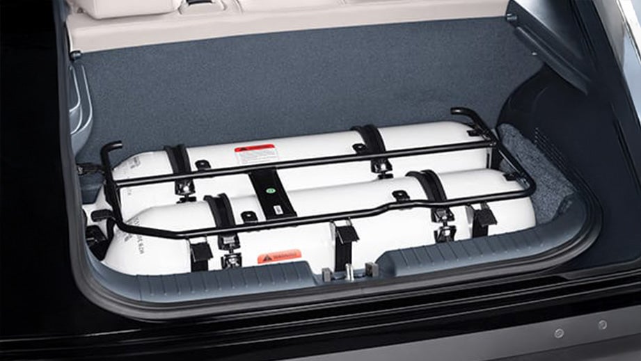 Company fitted dual cylinder CNG in Hyundai Exter