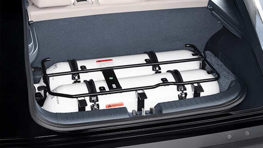 Company fitted dual cylinder CNG in Hyundai Exter