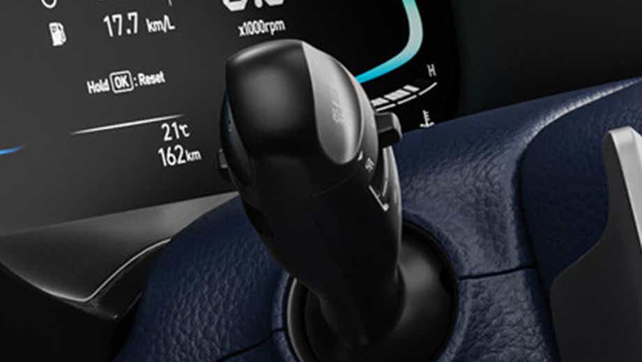 Gear lever and instrument cluster of Hyundai Exter