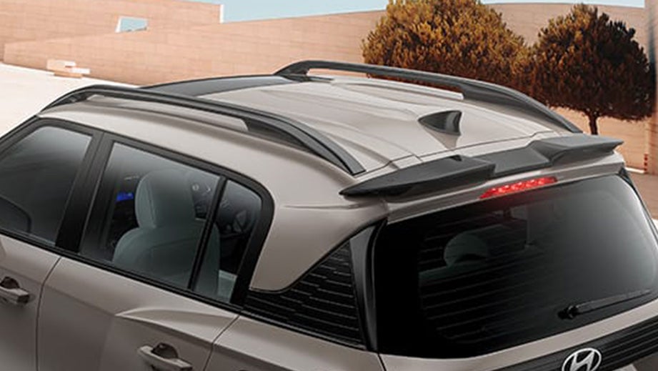 Rear three-quarter of Hyundai Exter