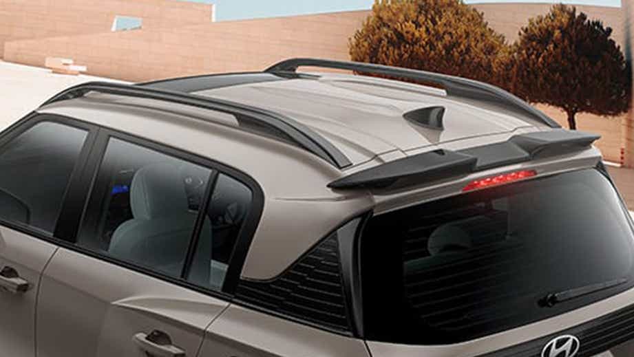 Rear three-quarter of Hyundai Exter