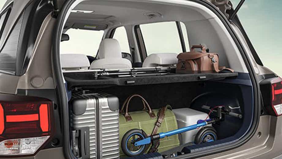Boot space of Hyundai Exter