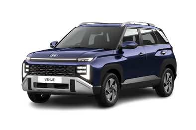 Front three-quarter of a Hyundai Venue Facelift