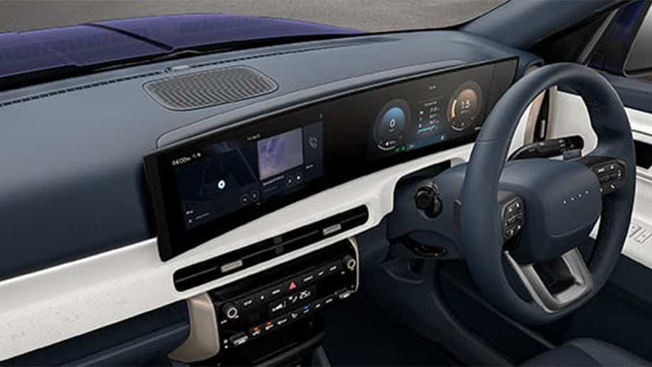 Interior dashboard of a Hyundai Venue Facelift
