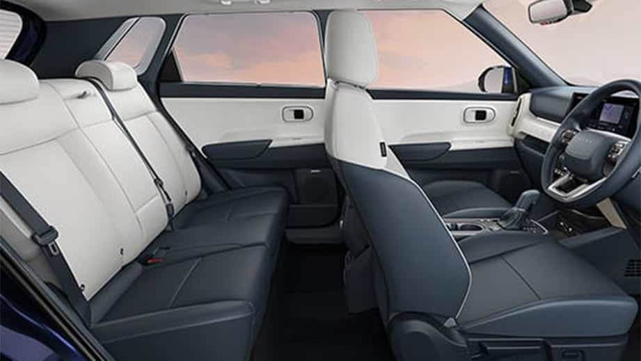 Interior view of a Hyundai Venue Facelift