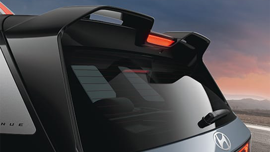 Rear view of a Hyundai Venue N Line Facelift