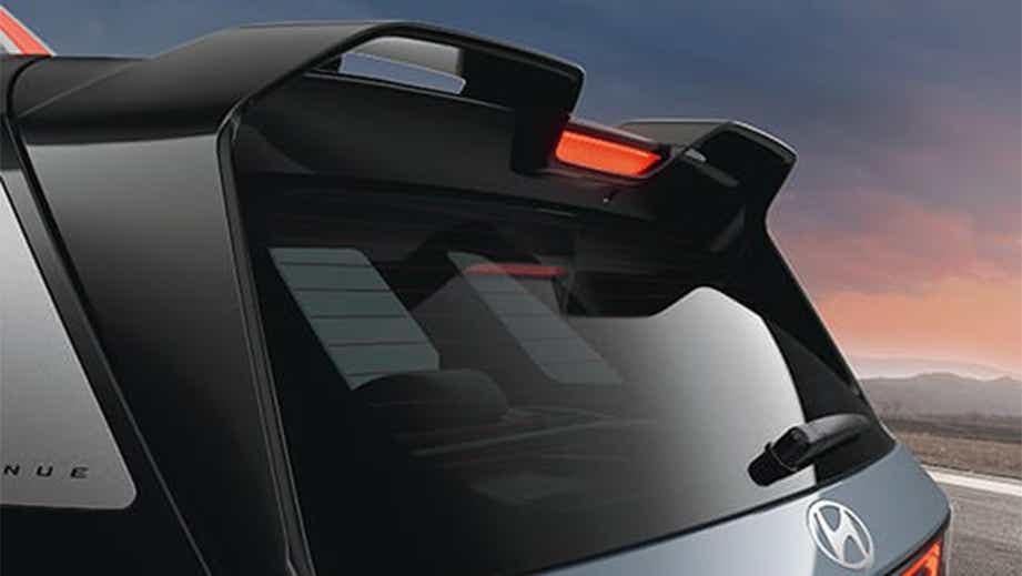 Rear view of a Hyundai Venue N Line Facelift