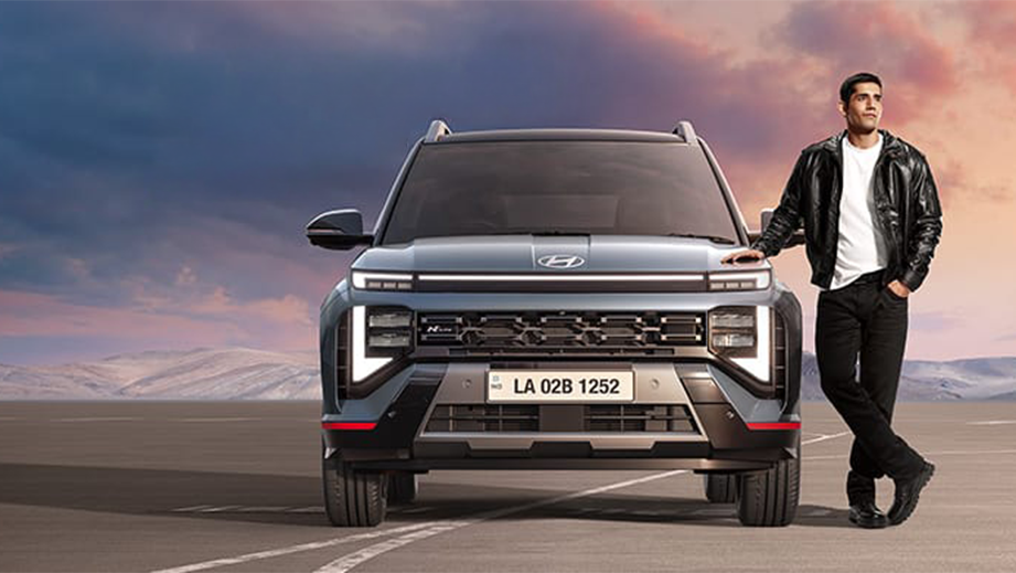 Front view of a Hyundai Venue N Line Facelift