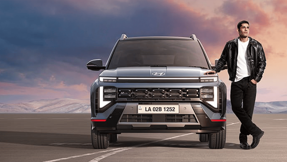 Front view of a Hyundai Venue N Line Facelift