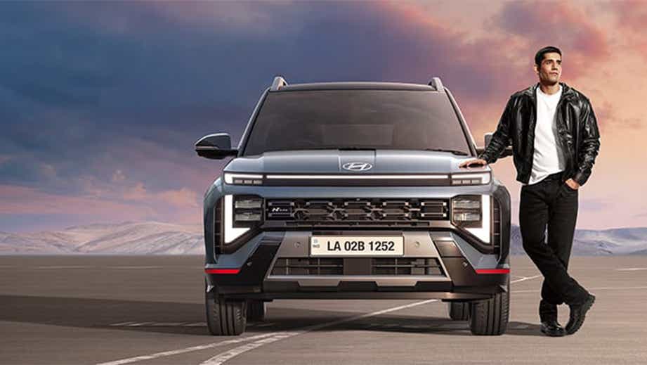 Front view of a Hyundai Venue N Line Facelift