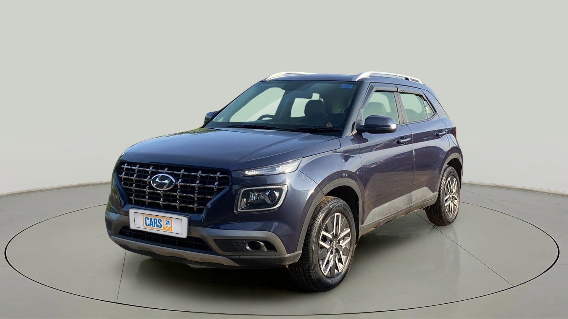 Front three-quarter view of a Hyundai Venue