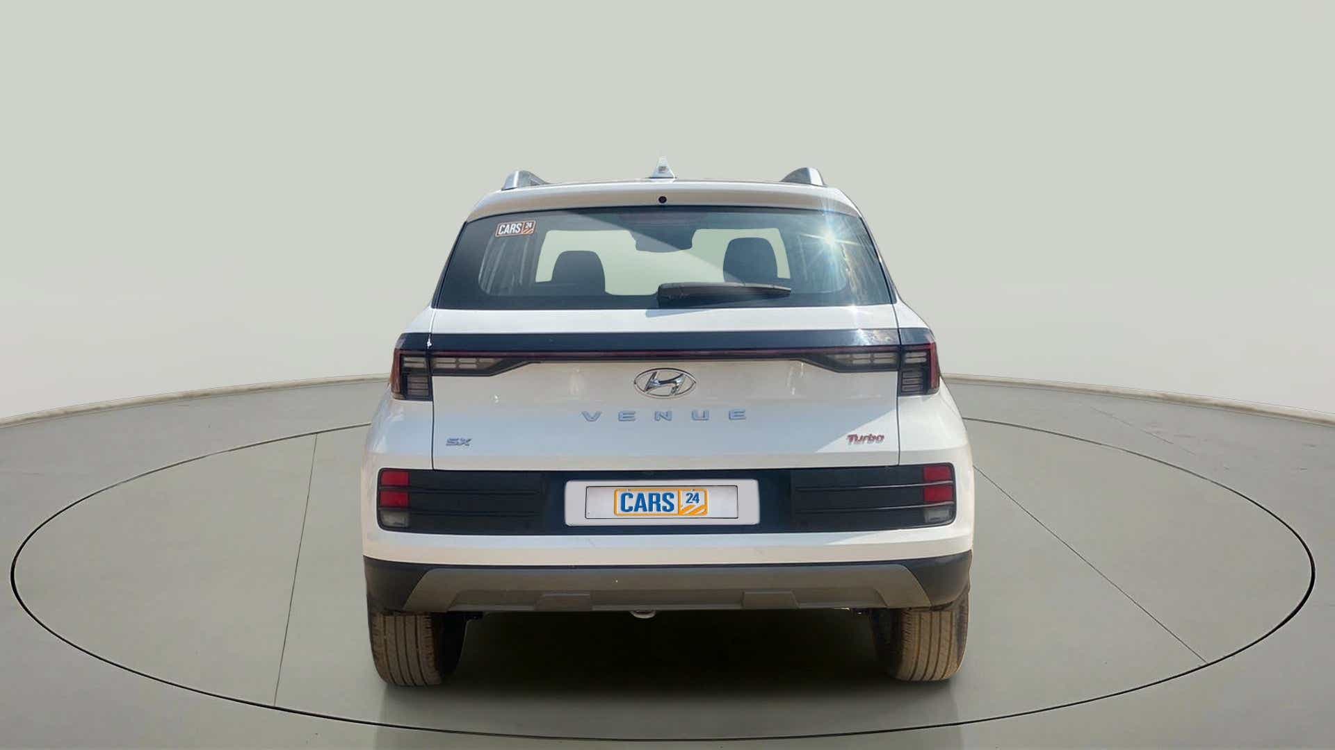 Rear view of a Hyundai Venue SX Turbo