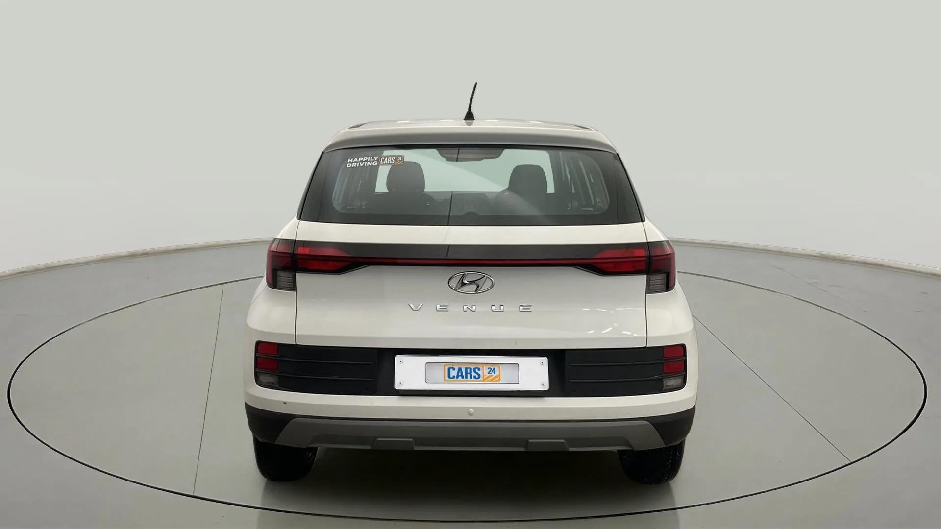 Rear view of a Hyundai Venue