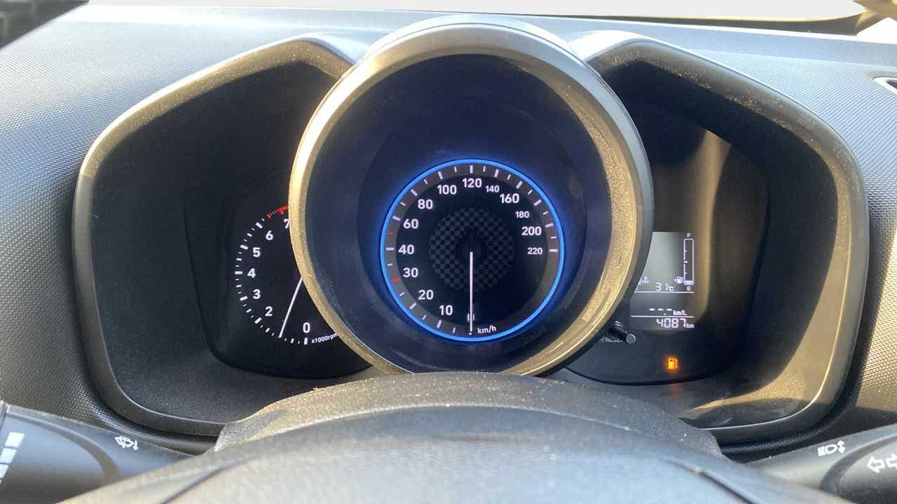Instrument cluster view of a Hyundai Venue