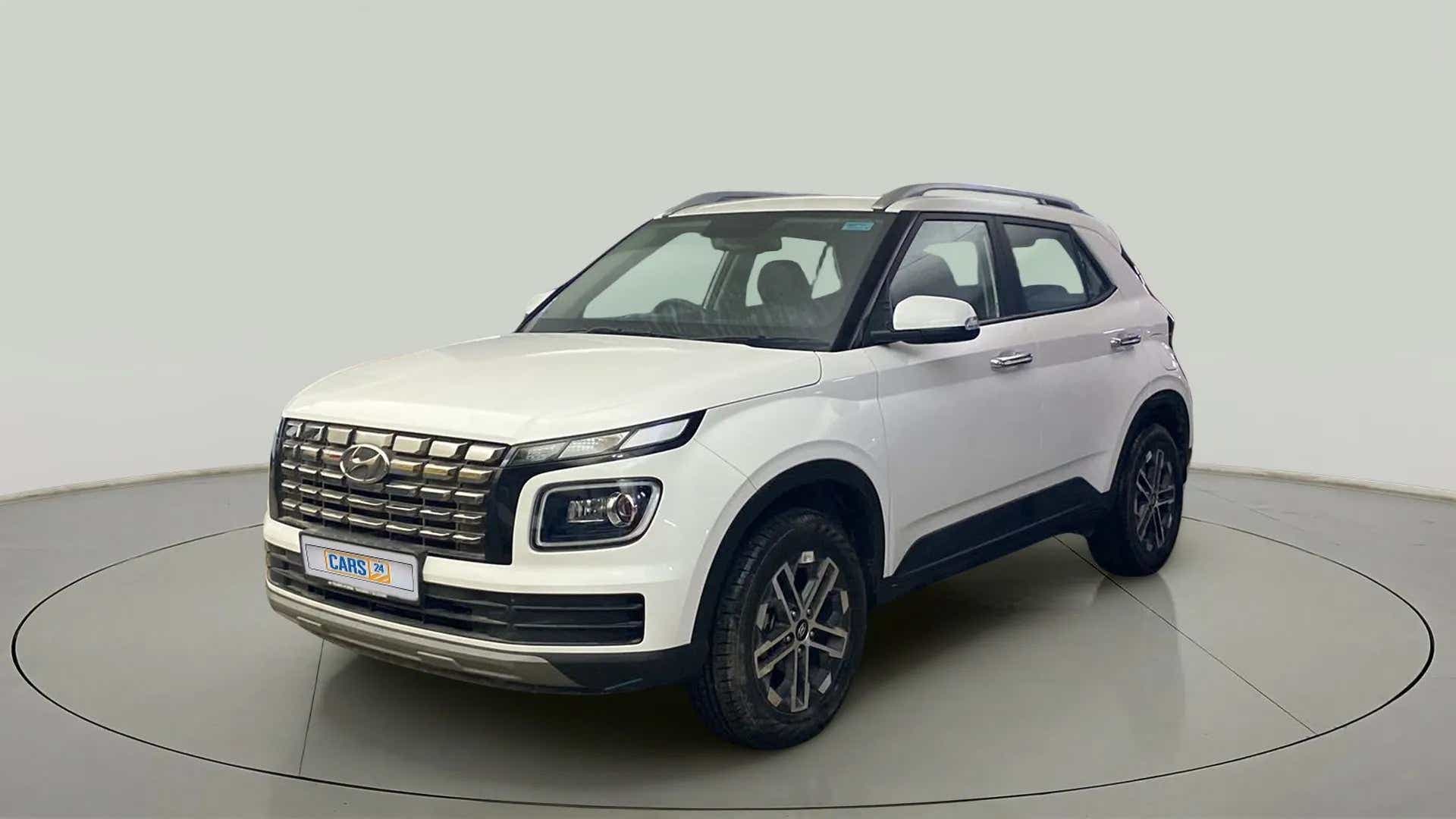 Front three-quarter view of a Hyundai Venue