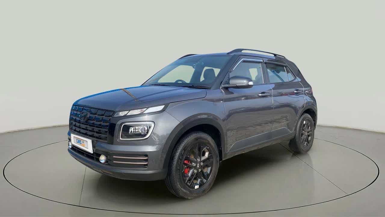 Front three-quarter view of a Hyundai Venue