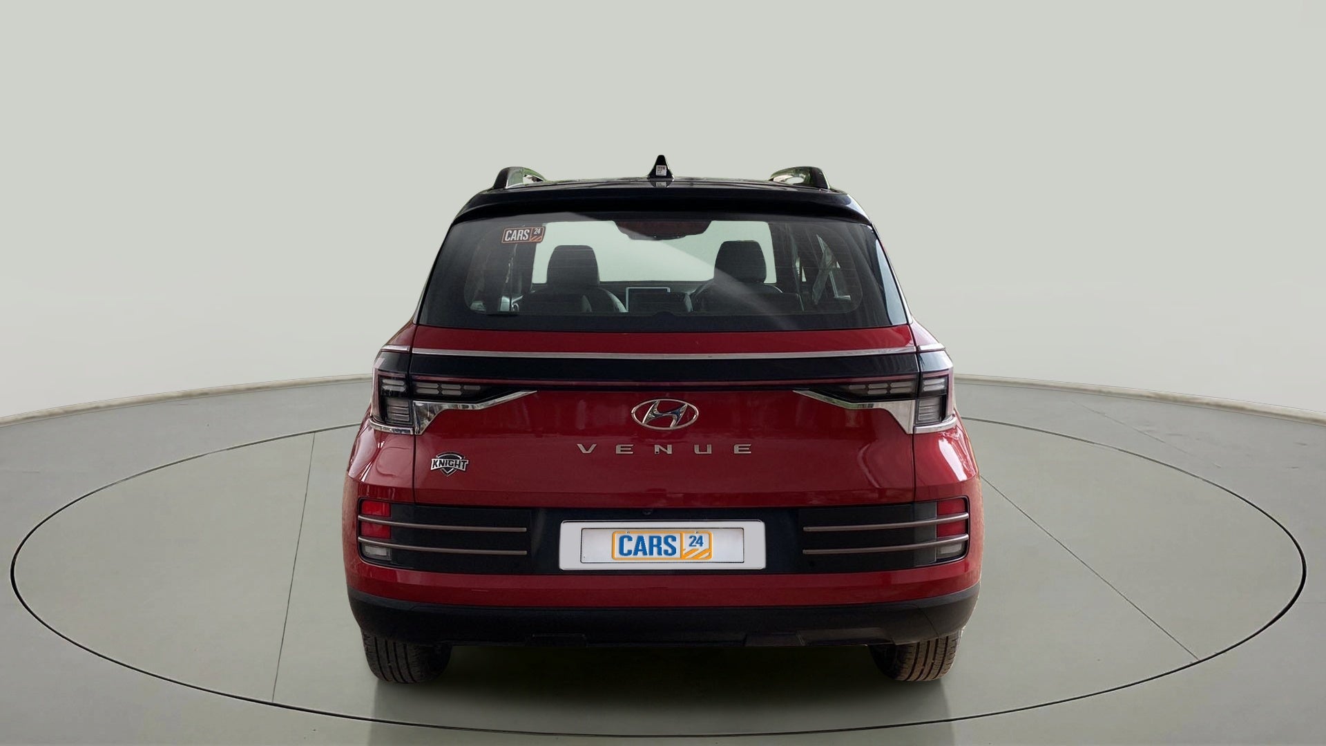 Rear view of a Hyundai Venue