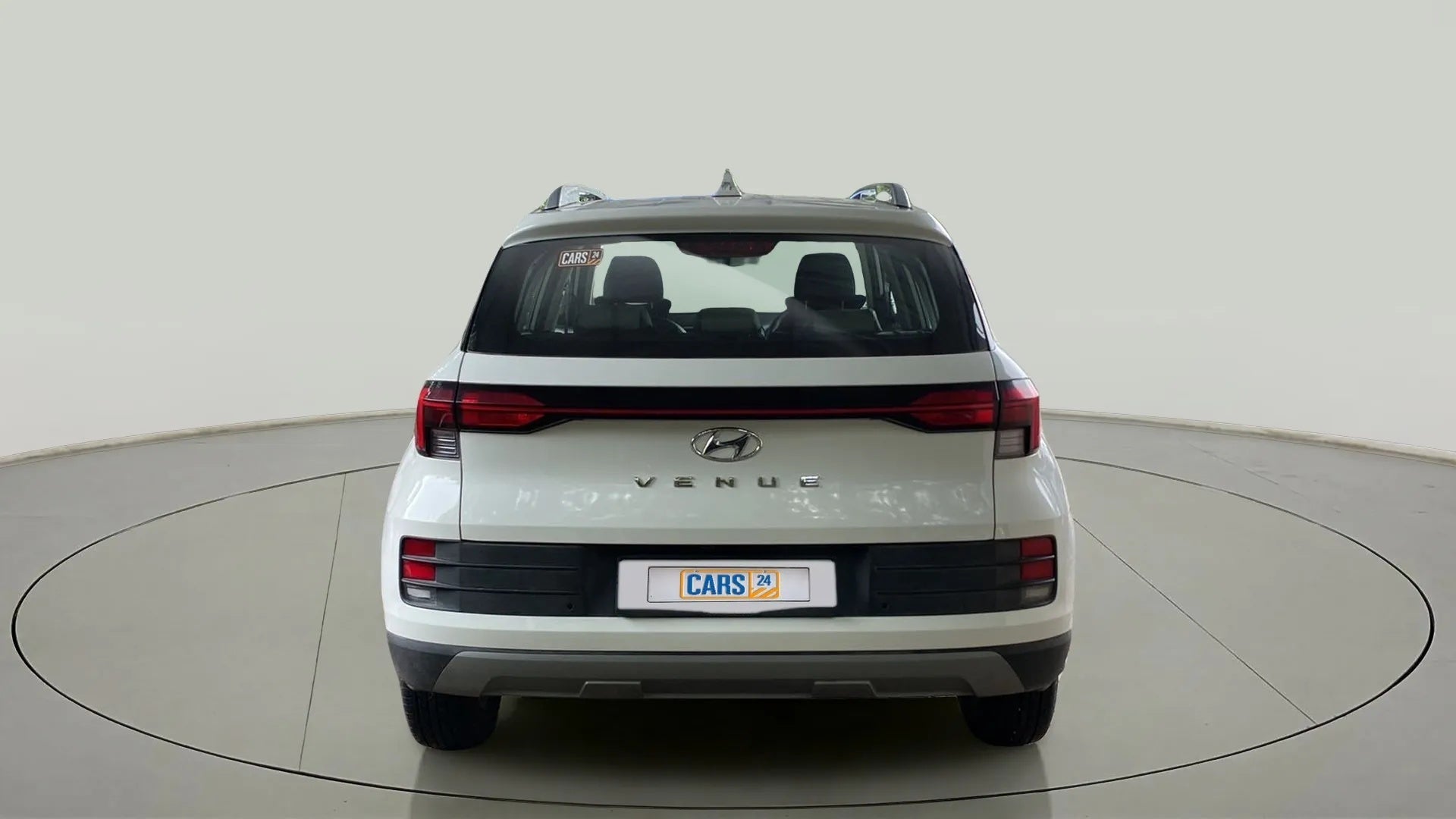 Rear view of a Hyundai Venue