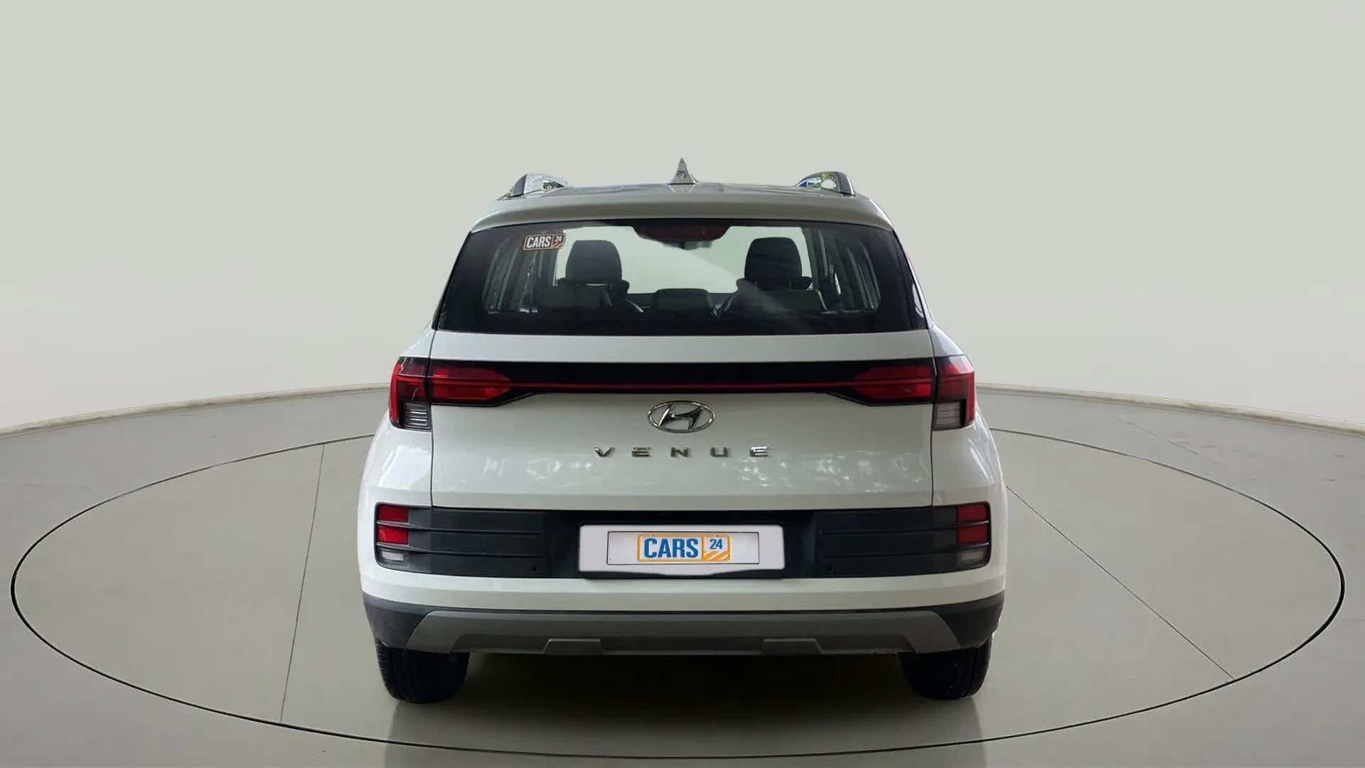Rear view of a Hyundai Venue