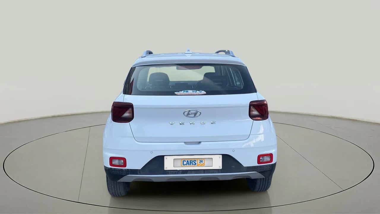 Rear view of a Hyundai Venue