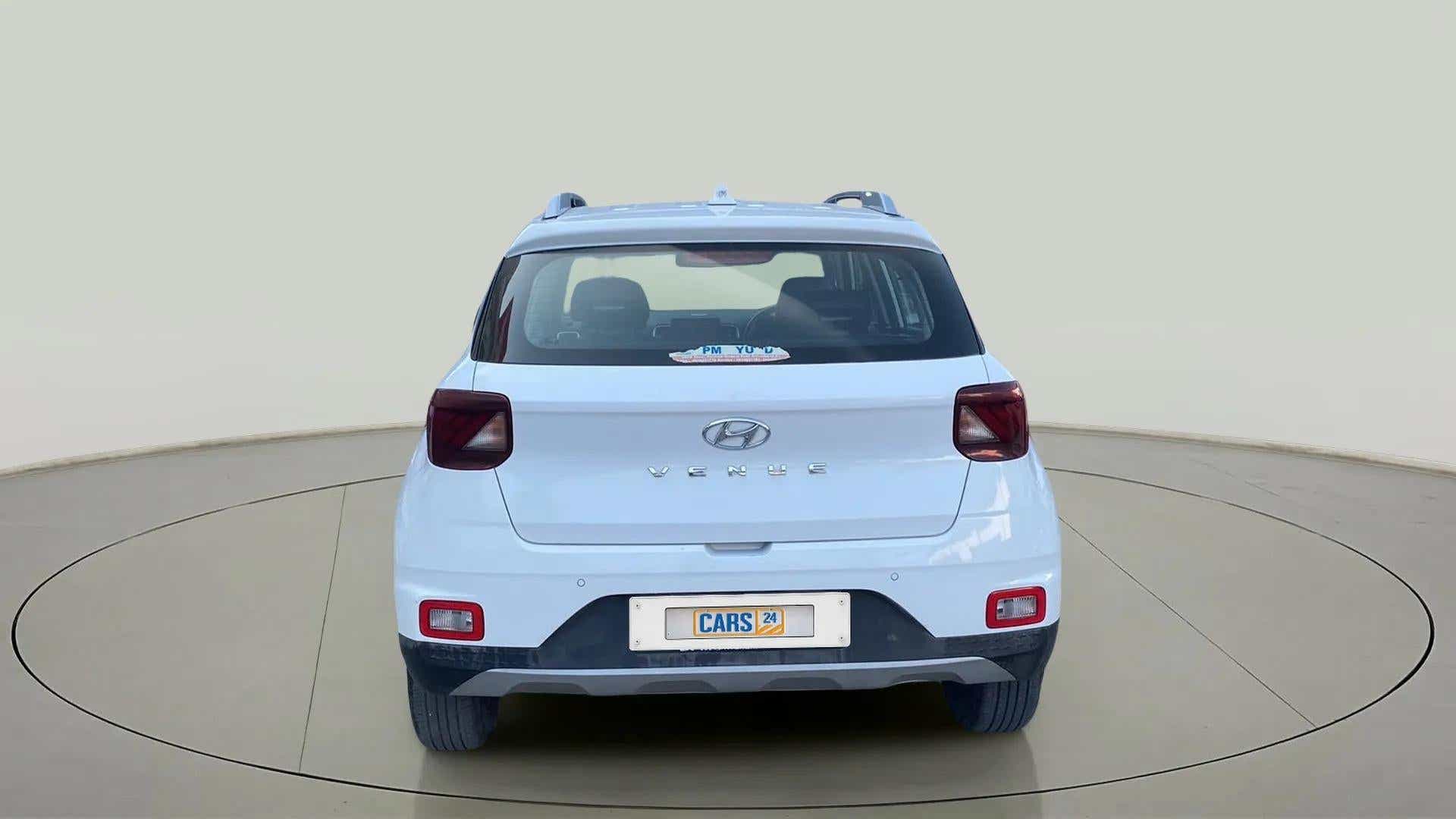 Rear view of a Hyundai Venue